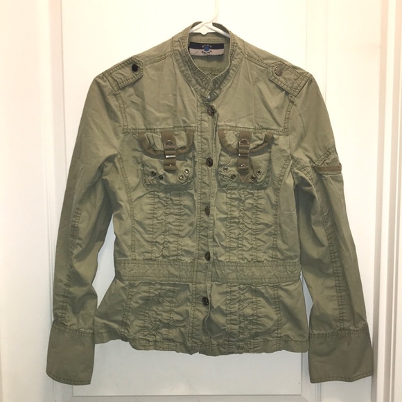 Blue Point Army Green Light Jacket - Picture 1 of 3